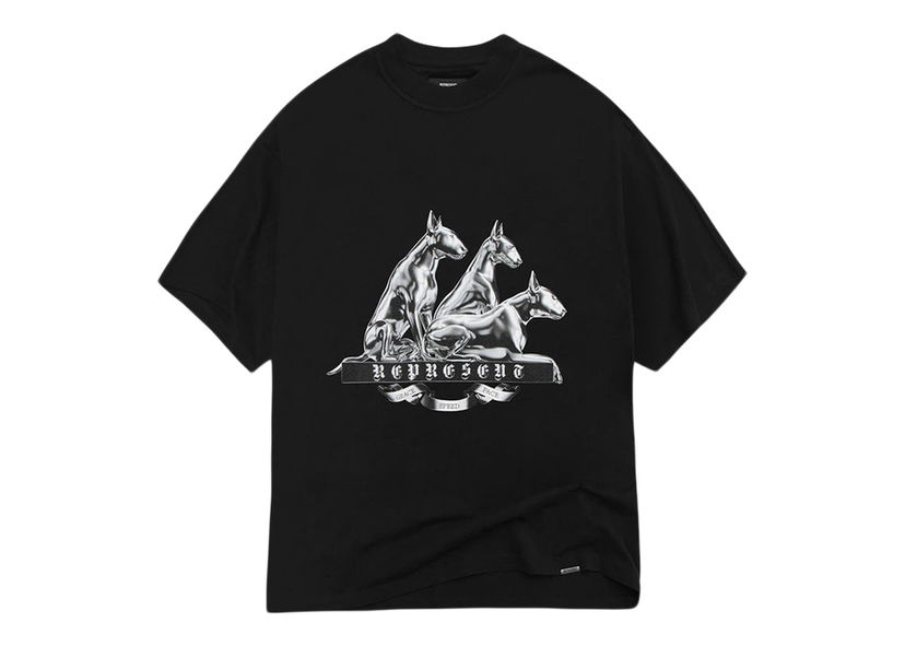 Tričko Represent Clo Represent Bullterrier T-Shirt Jet Black Čierna | M05210-01