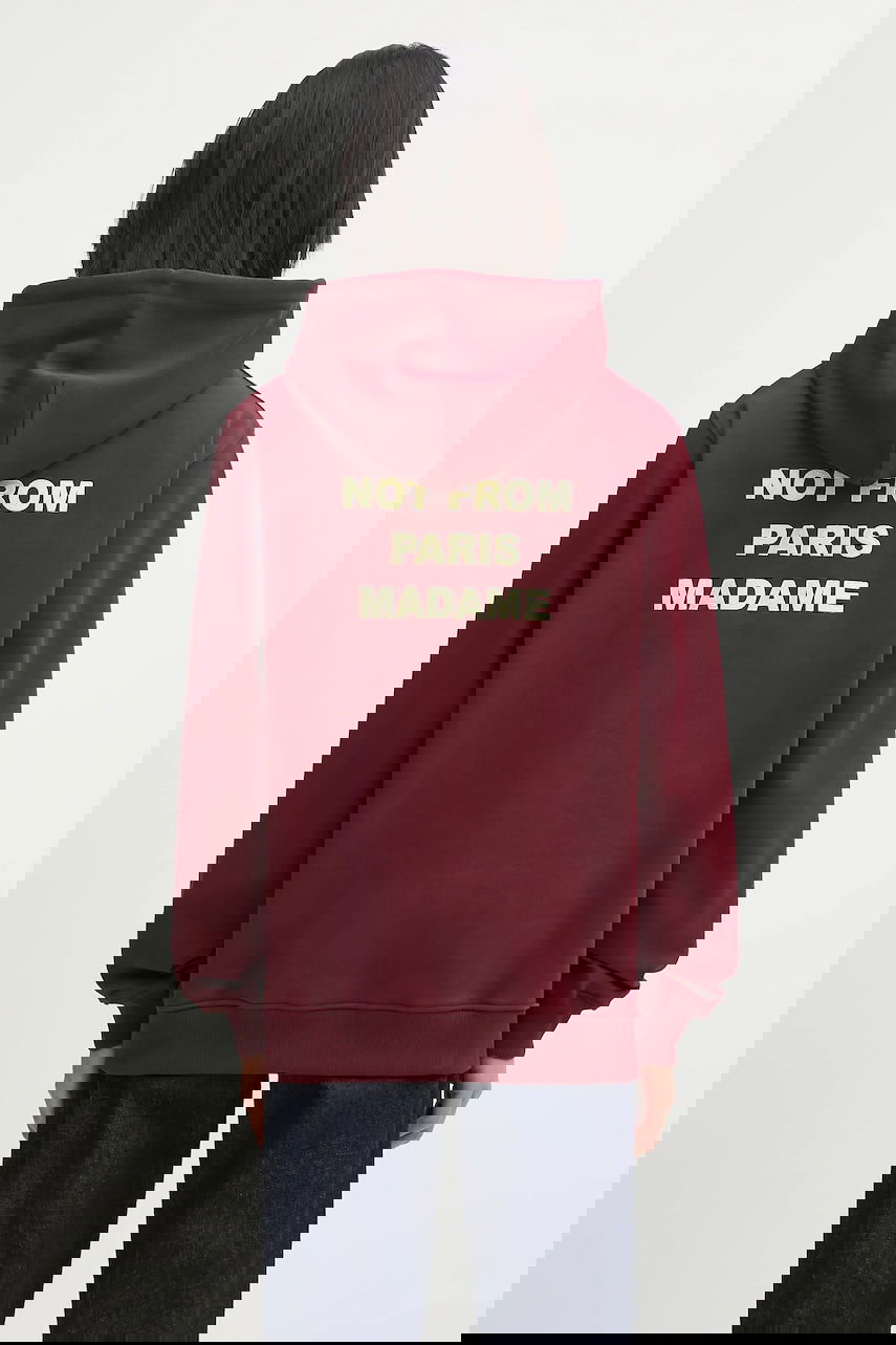 Mikina Drôle de Monsieur Drôle de Monsieur Le Hoodie Slogan Vínová | I.HO162.CO127, 0