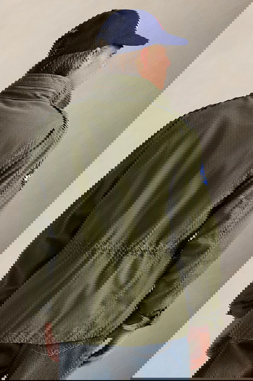 Green Cotton Field Jacket