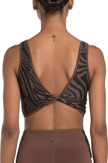 Plavky Reebok Reebok Mod Safari Poly Sports Bra Hnedá | 100076289, 1