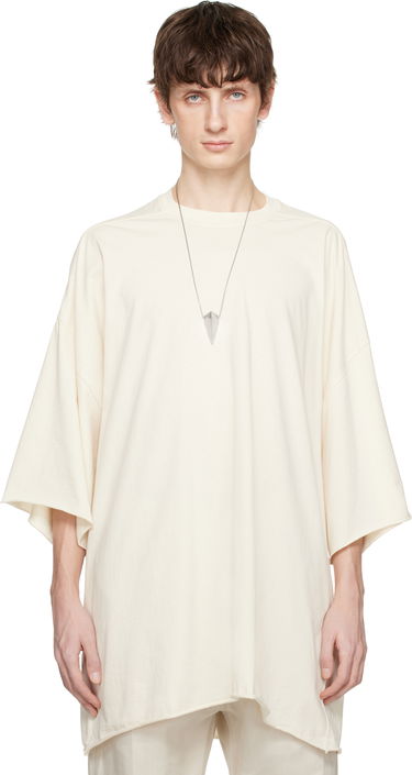 Tričko Rick Owens Rick Owens Hollywood Tommy T-Shirt Béžová | RU01E5283 JNC, 0