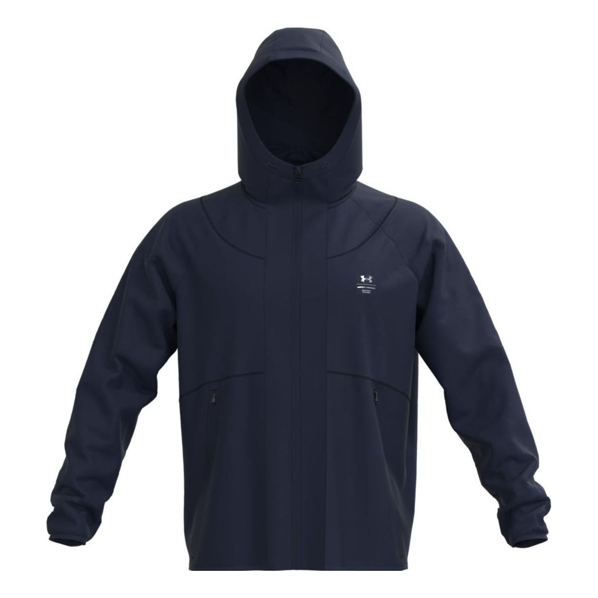 Vetrovka Under Armour Rush Fleece Full Zip Hoodie Jacket Modrá | 1373806-410, 0