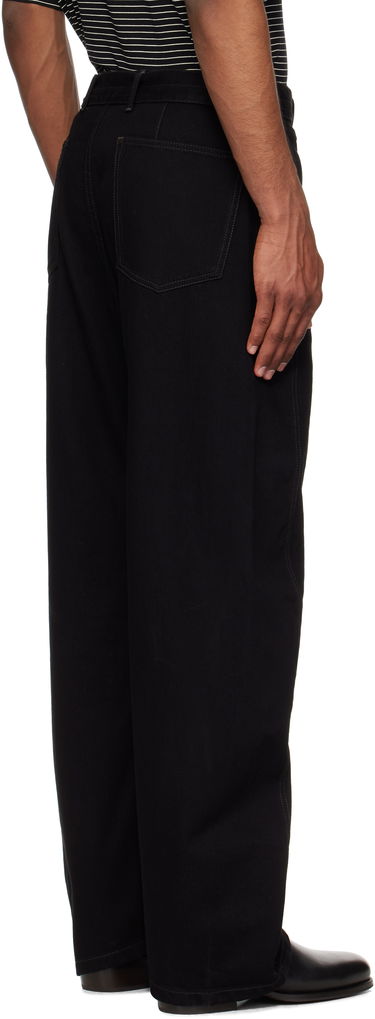 Nohavice LEMAIRE Lemaire Twisted Belted Jeans Čierna | PA326 LD1031, 2