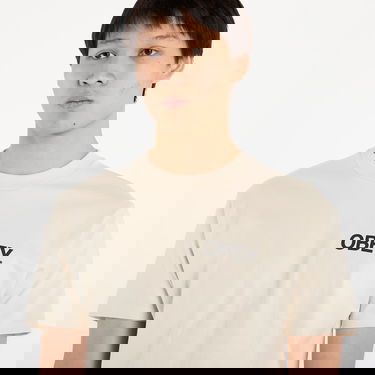 Tričko OBEY Doberman Classic T-Shirt Béžová | 165264249-CRM, 4