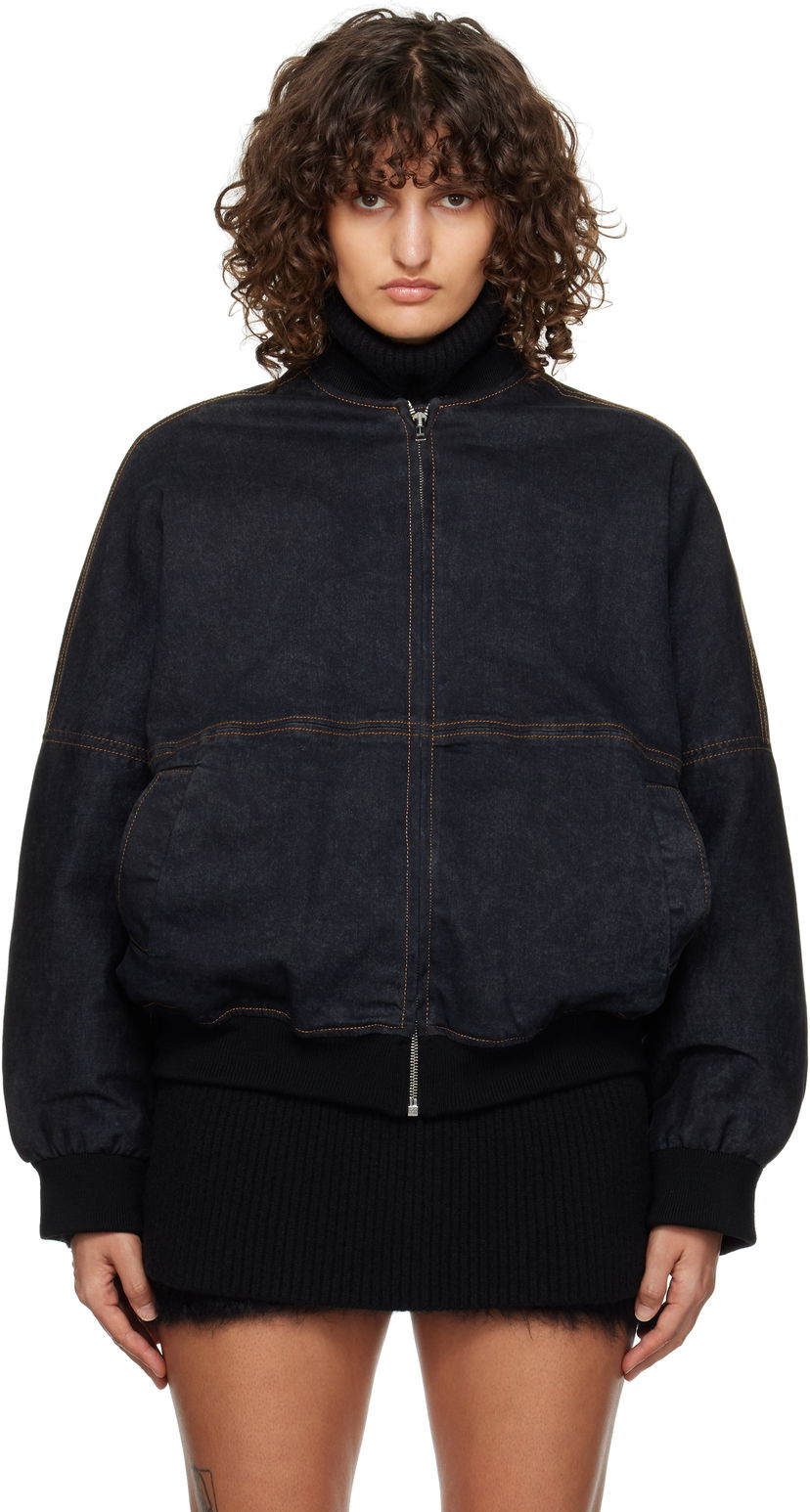 Bomber bunda Marni Classic Bomber Jacket Čierna | JKJD0314LU USCW94