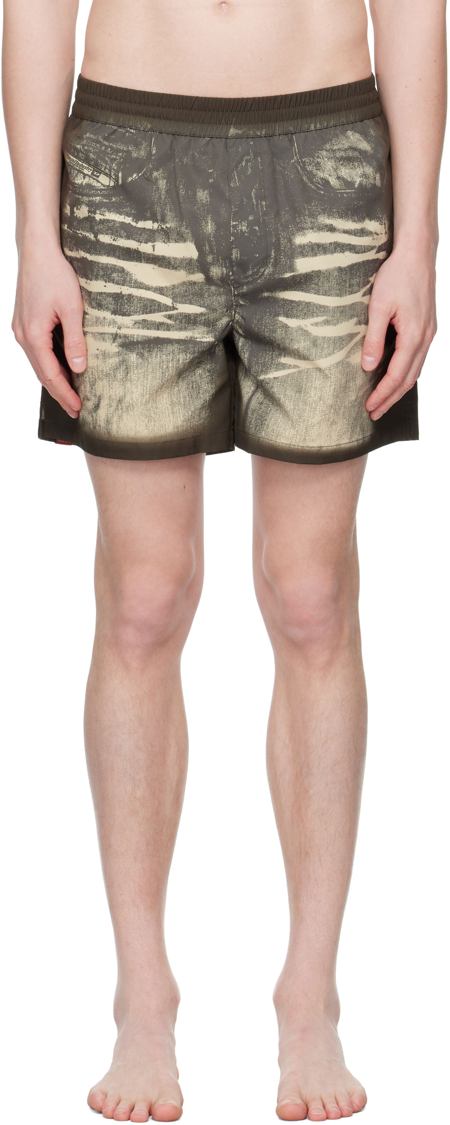 Plavky Diesel Diesel Rio-41-Dnm Swim Shorts Zelené | A17680-0HJBR-E7134, 0