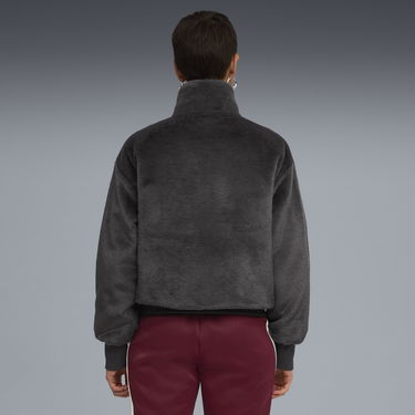 Bunda Puma Wardrobe Essentials Faux Fur Jacket Šedá | 632169_44, 3