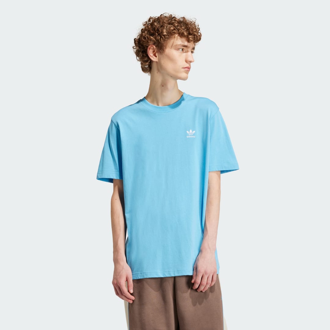 Tričko adidas Performance Trefoil Essentials T-Shirt Modrá | IU2358, 0