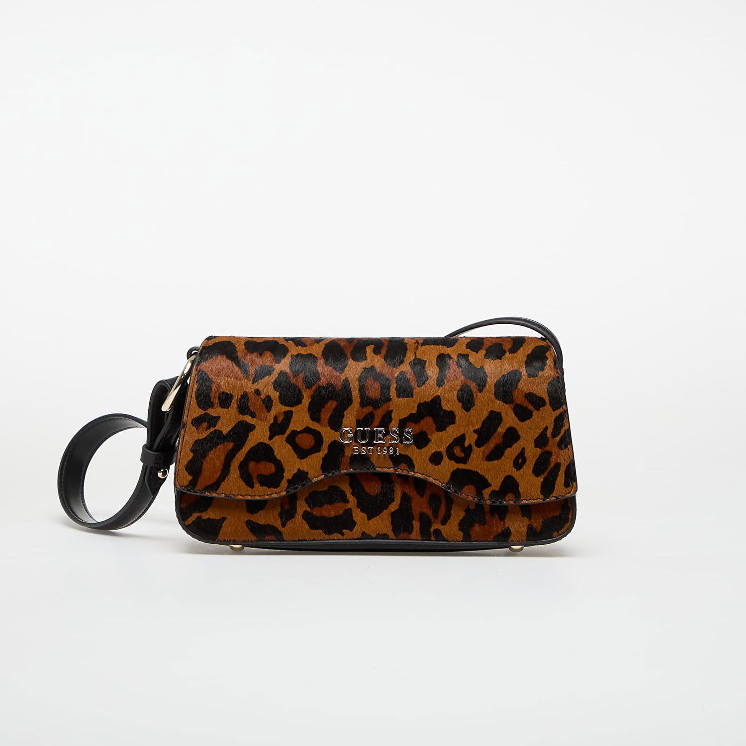 Taška cez rameno GUESS Domitilla Flap Shoulder Bag Leopard Print Rôznofarebný | HWLO7529780-LEO, 0