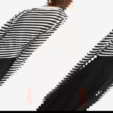 Tričko BEAMS Beams Boy Long Sleeve Stripe T-Shirt Čierna | 13140060654-18, 3