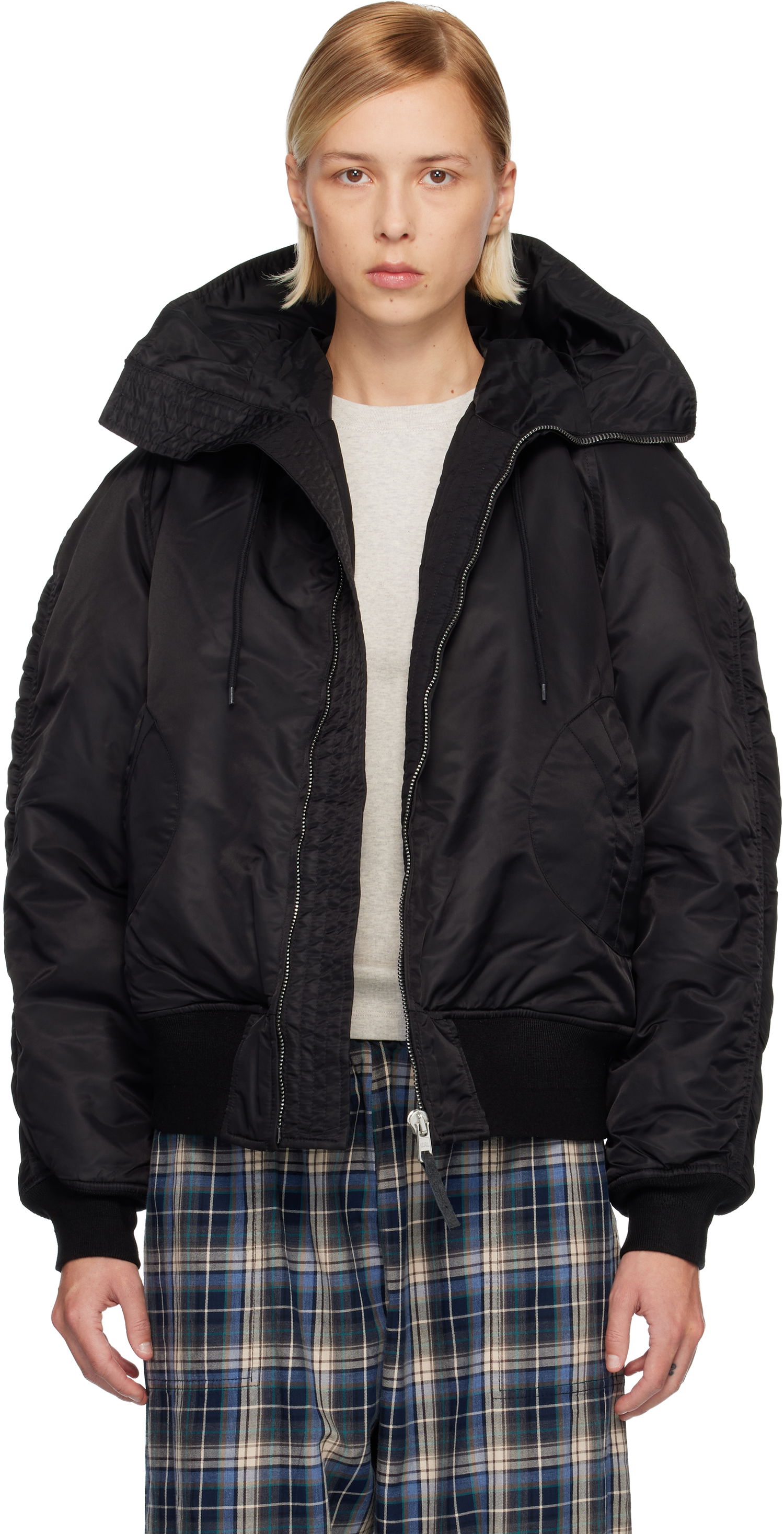 Bomber bunda ERL Flight Bomber Jacket Čierna | ERL11J008, 0