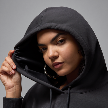 Mikina Jordan Jordan Flight Fleece Cropped Hoodie Čierna | HJ0145-045, 2