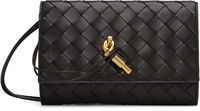 Bottega Veneta Andiamo Intrecciato Leather Wallet on a Strap