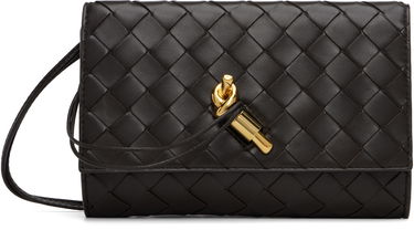 Peňaženka Bottega Veneta Bottega Veneta Andiamo Intrecciato Leather Wallet on a Strap Hnedá | 836940 VCPP2, 0