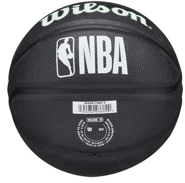 Športový doplnok Wilson Tennis NBA Team Tribute Mini Basketball Boston Celtics Čierna | wz4017605xb, 2
