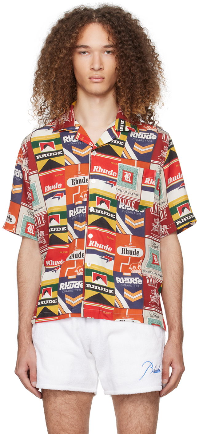 Košeľa Rhude Printed Shirt Rôznofarebný | RHPS24SR04174362, 0