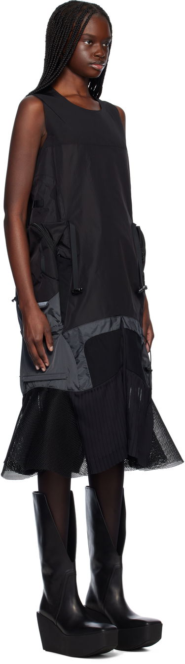 Šaty Junya Watanabe Junya Watanabe Paneled Midi Dress Čierna | JO-O024-051-1, 1