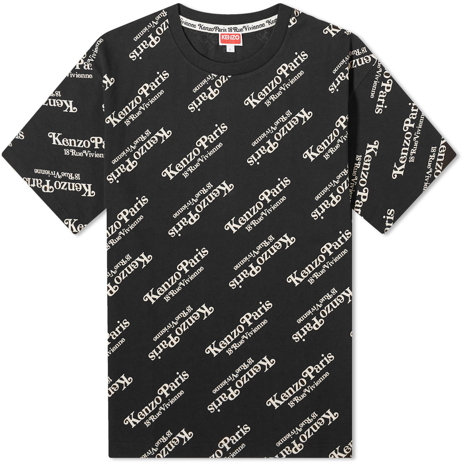 Tričko KENZO Verdy x Oversize Tee Čierna | FE58TS0044SY-99J, 0