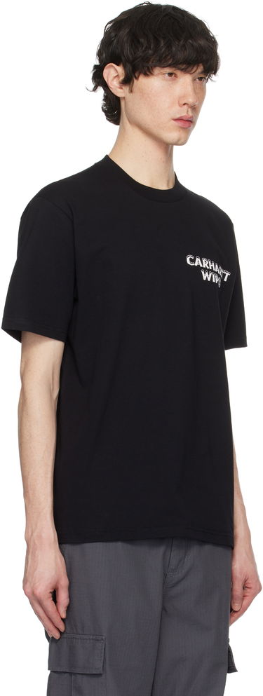Tričko Carhartt WIP Black Logo T-Shirt Čierna | I03443689XX, 4