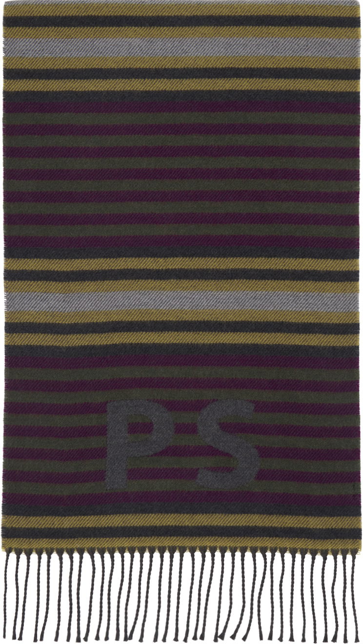 Šál Paul Smith PS Paul Smith Stripe Jersey Scarf Rôznofarebný | M2A-150T-N124-76-0, 0