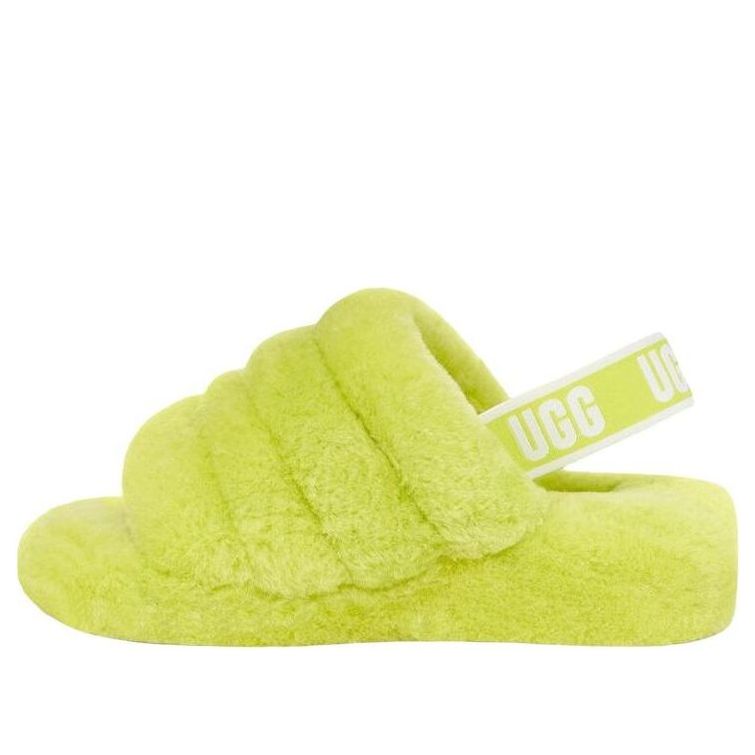 Tenisky a topánky UGG UGG Fluff Yeah Slide Zelené | 1095119-KLM