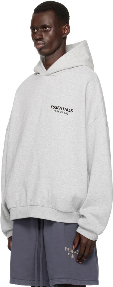 Mikina Fear of God Essentials Fleece Hoodie II FW24 Šedá | 192HO246258F, 3