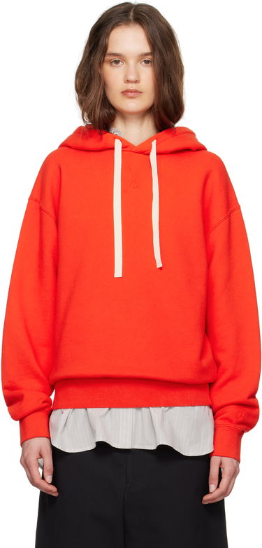 Mikina Jil Sander Jil Sander Drawstring Hoodie Červená | J40GU0121_J20295, 0