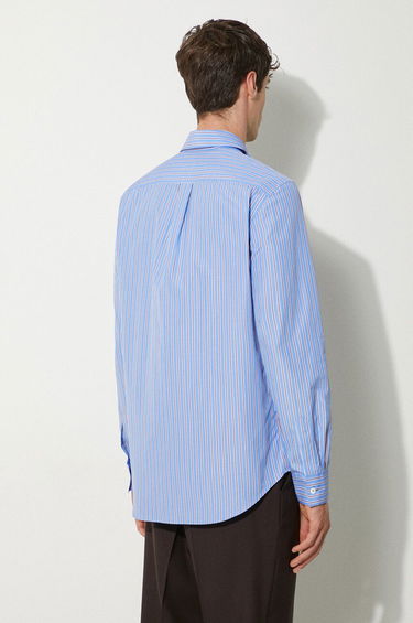 Košeľa Paul Smith Paul Smith Regular Fit Striped Cotton Shirt Modrá | M1R.700Y.N02387, 2
