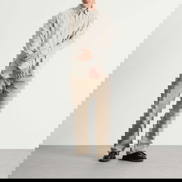 Košeľa NORSE PROJECTS Ole Oversize Poplin Check Shirt Béžová | N40-0851-2064, 4