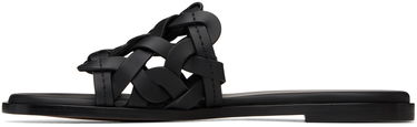 Tenisky a topánky Gianvito Rossi Amalfi Woven Leather Sandals Čierna | G15970-05CUO-CLN, 2