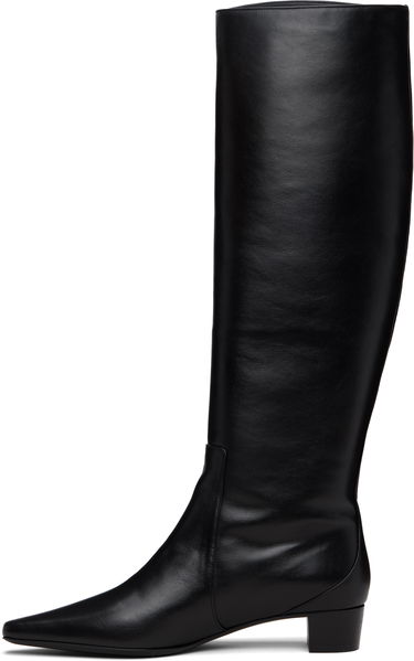 Tenisky a topánky BY FAR BY FAR Pascal Nappa Leather Tall Boots Čierna | 23FWPASDBLNAP, 2