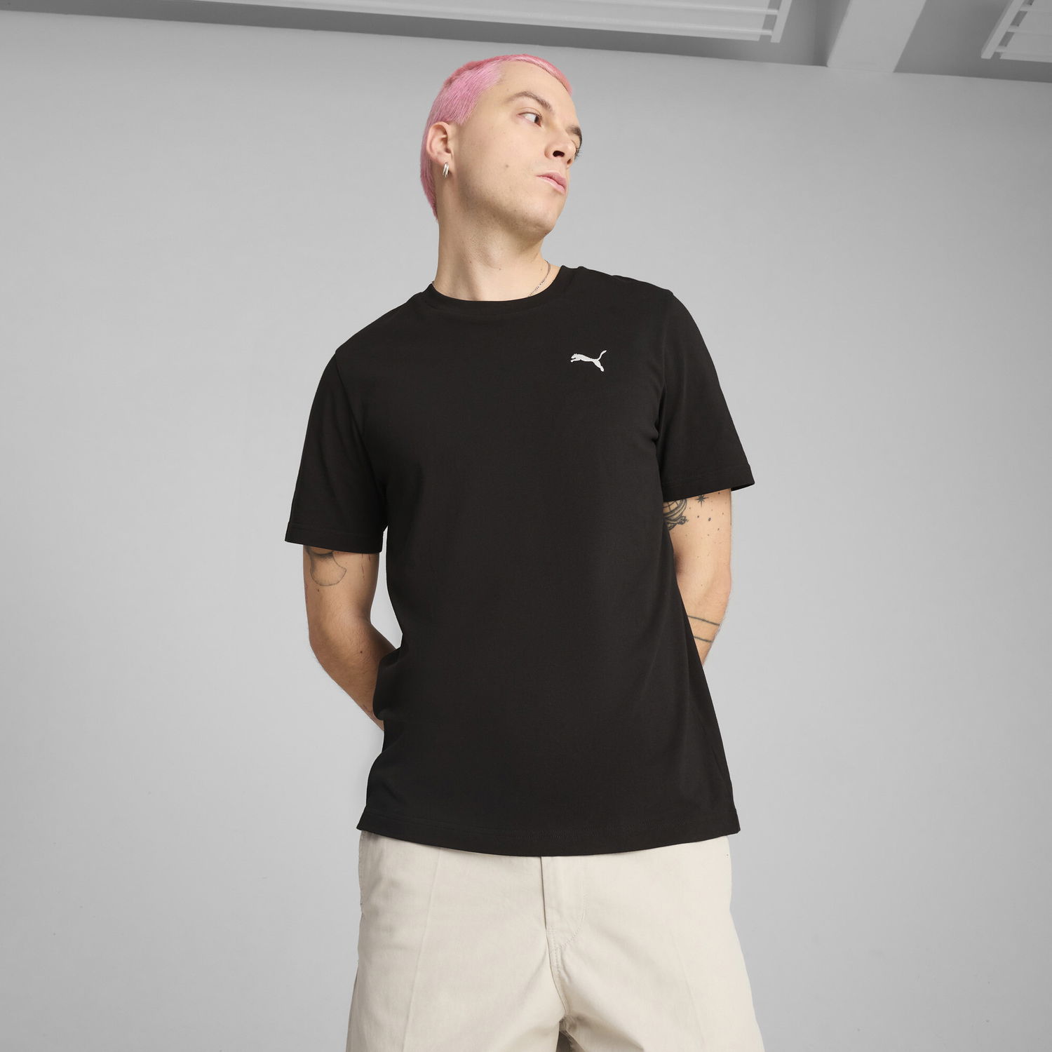 Tričko Puma WARDROBE ESS T-Shirt Čierna | 629644_01, 0