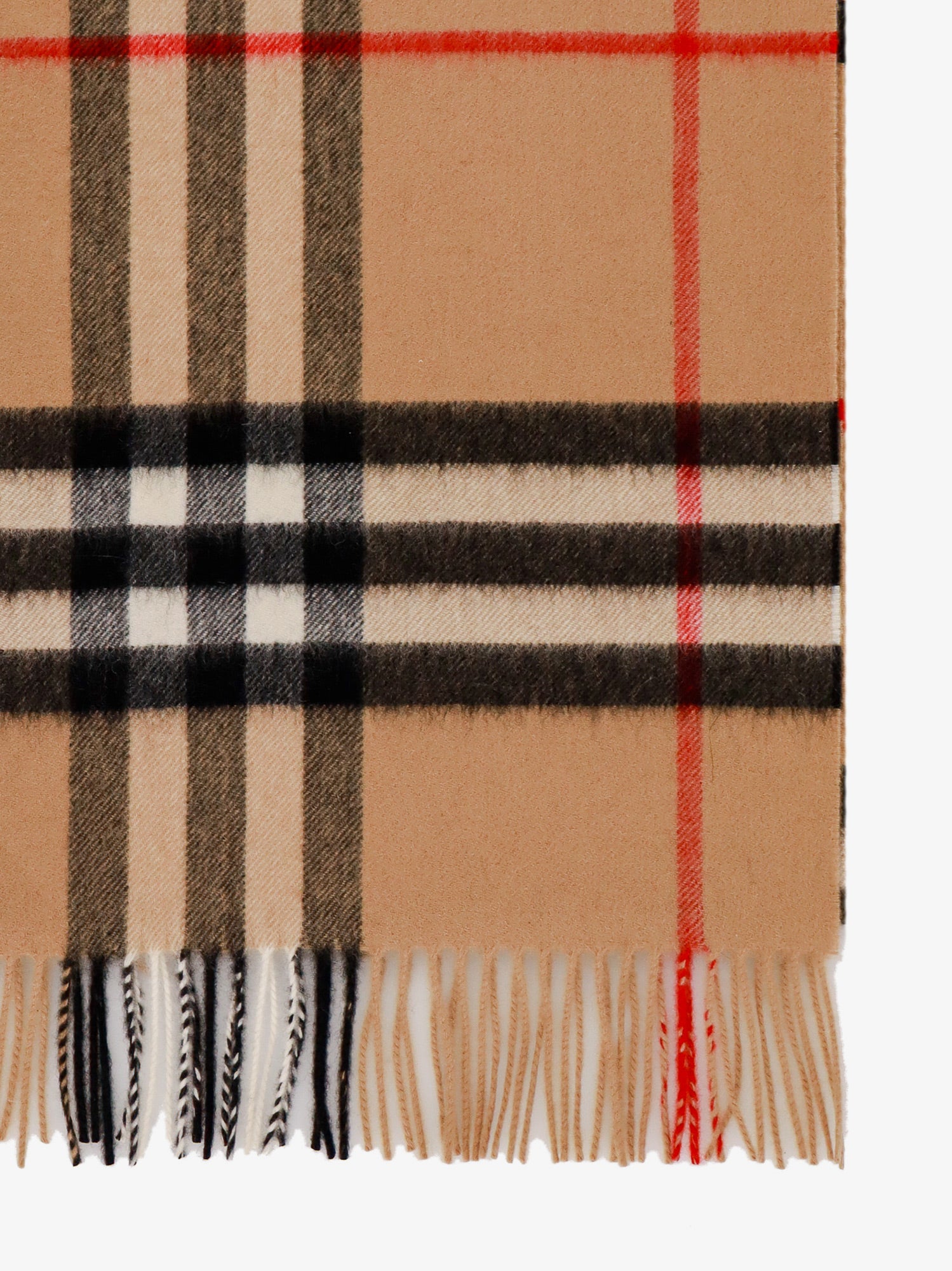 Šál Burberry Beige Check Cashmere Scarf Béžová | 8076576A7026, 1