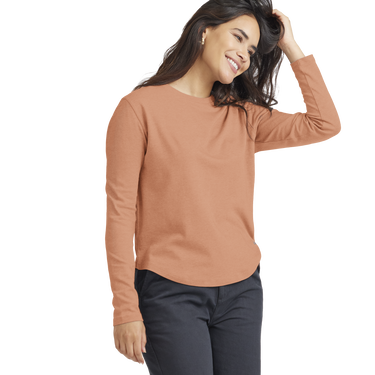 Tričko Allbirds Merino Long Sleeve Tee, Size XS Oranžová | A12106W, 2