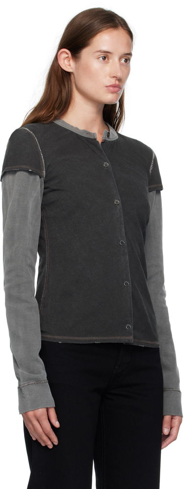 Sveter OUR LEGACY Our Legacy Heat Long Sleeve Cardigan Šedá | W4256HF, 1