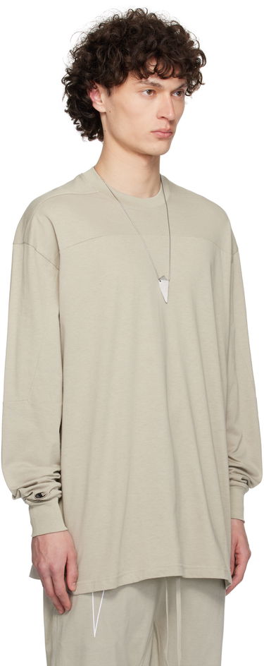 Tričko Rick Owens Rick Owens Champion Edition Girdered Long Sleeve T-Shirt Čierna | CM01E1672 CHJG JERSEY, 4