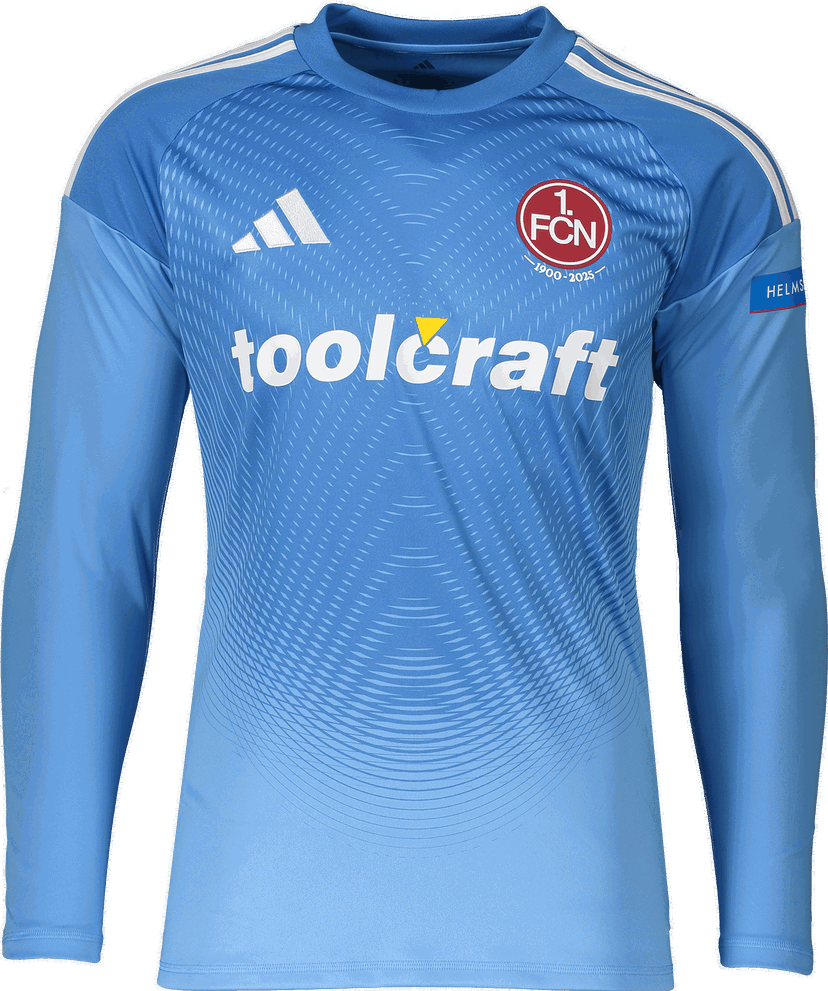 Dres adidas Originals 1. FC Nürnberg Goalkeeper Jersey 2025/26 Modrá | 6fcnji9722