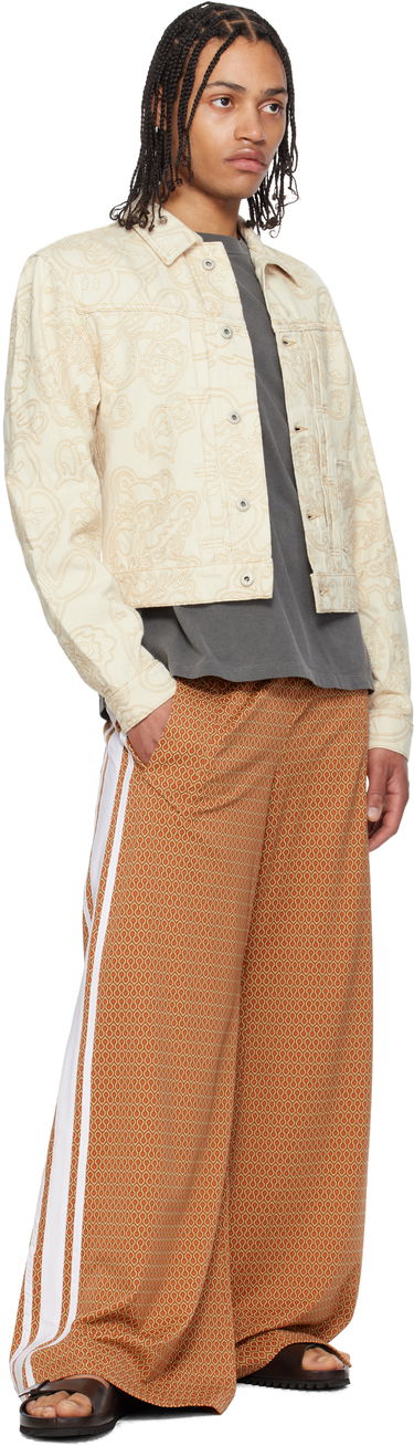 Bunda KENZO Kenzo Paris VERDY Edition Embroidered Trucker Jacket Béžová | FF55DV3096W1, 3