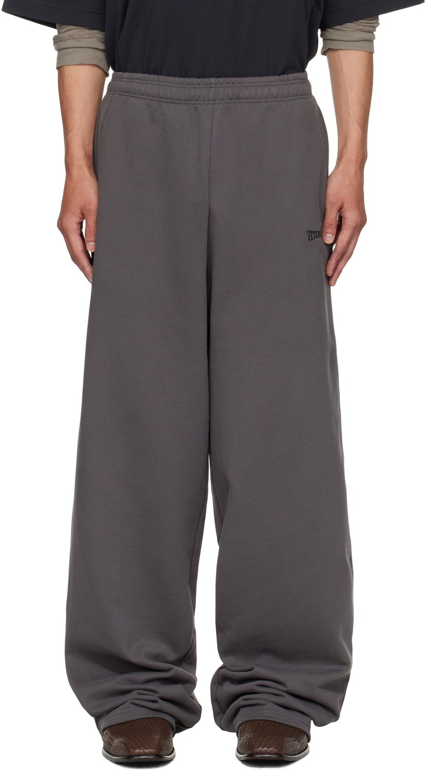 Tepláky VETEMENTS Vetements Boxing Logo Baggy Sweatpants Šedá | UH76SP160M