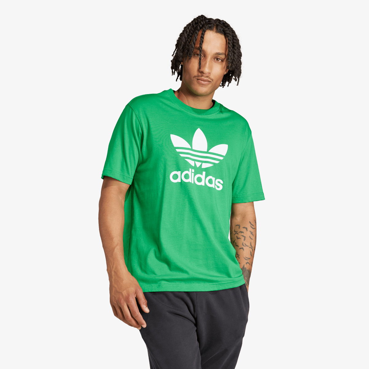 Tričko adidas Originals TREFOIL T- Zelené | IR8012, 0