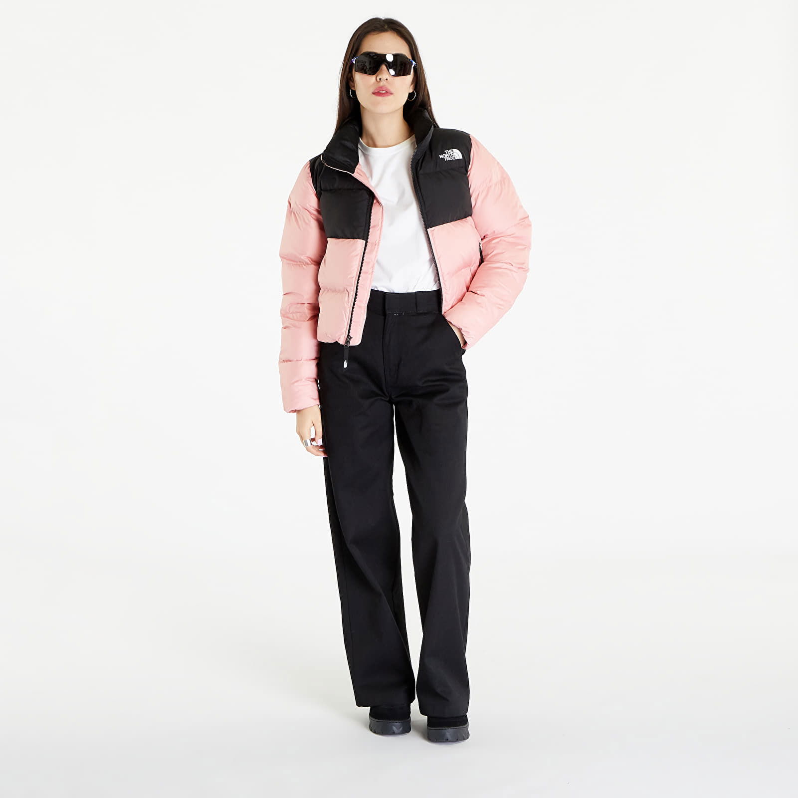 Cropped Saikuru Jacket "Shady Rose/ TNF Black"