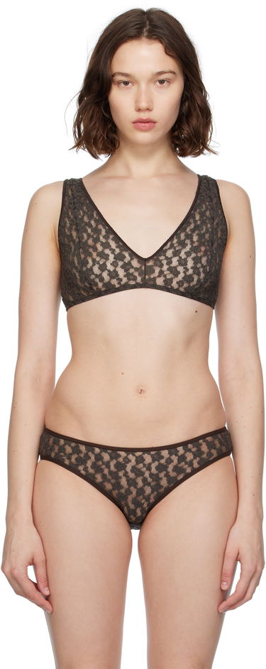 Podprsenka Baserange Baserange Crescent Lace Bra Hnedá | BRCR-LA-SU25, 0