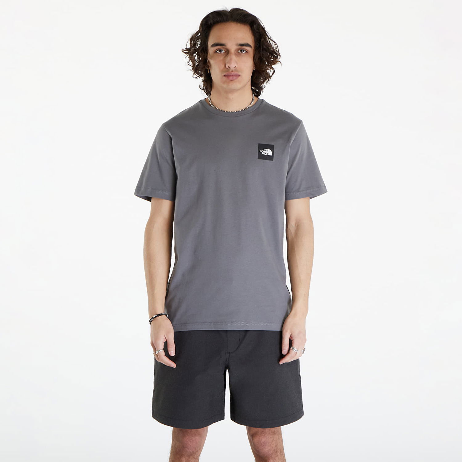 Tričko The North Face Coordinates Short Sleeve Tee Smoked Pearl Šedá | NF0A87ED0UZ1, 0