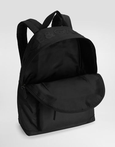Batoh Dolce & Gabbana Dolce & Gabbana Embroidered Nylon Backpack Čierna | EM0123AN26380999, 3