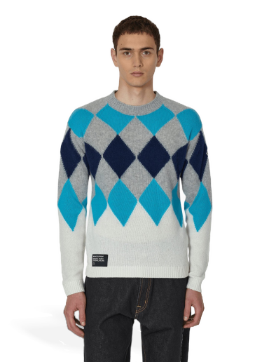 FRGMT Argyle Wool and Cashmere Sweater