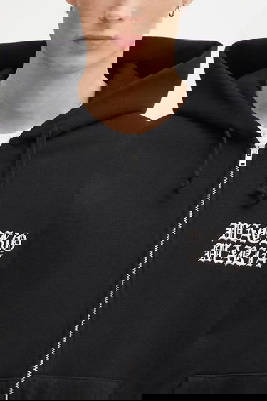 Mikina WACKO MARIA Heavy Weight Plain Cotton Full-Zip Hoodie Čierna | 25FW.WMC.SS02, 3