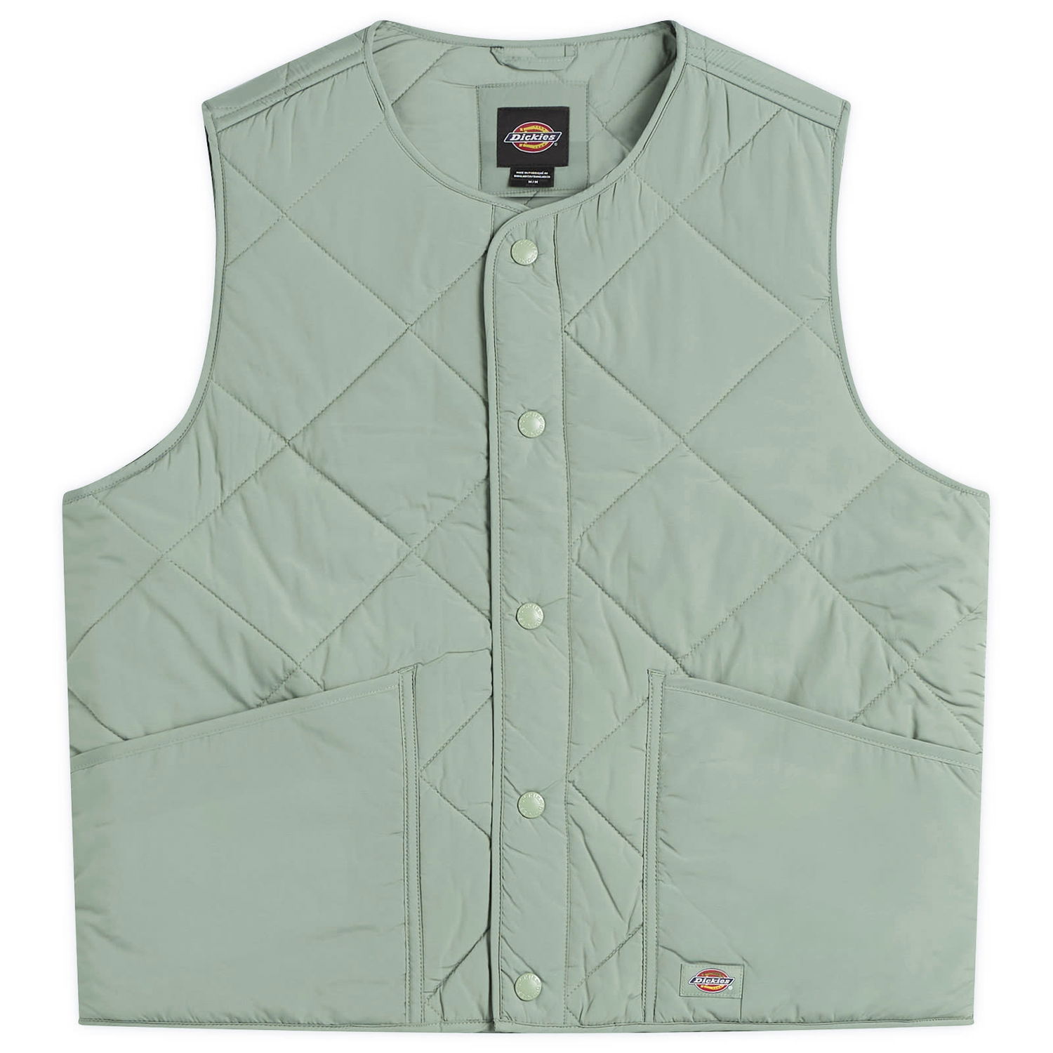 Vesta Dickies Samburg Quilted Liner Vest Zelené | DK0A87O8L191, 0