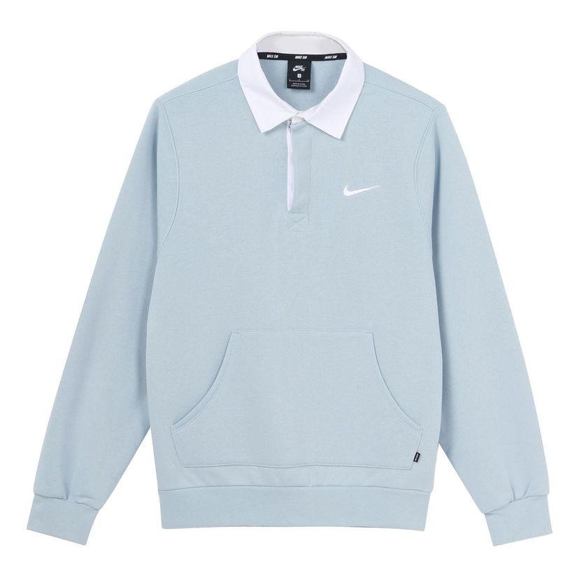 Polo tričko Nike SB SB Fleece Rugby Knit Top Modrá | DM6483-440