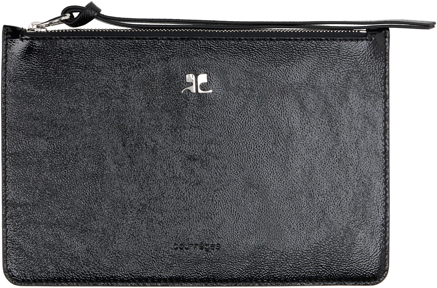 Peňaženka Courrèges Courrèges AC Napalack Leather Pouch Čierna | 125GPM016CR0043, 0