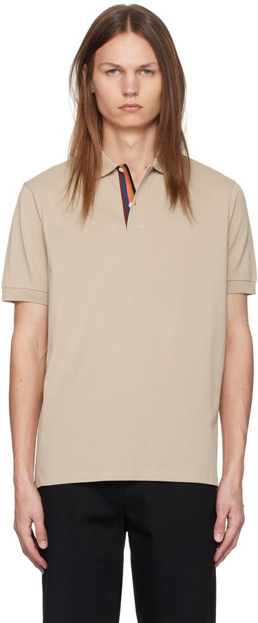 Polo tričko Paul Smith Paul Smith Artist Stripe Polo Béžová | M1R-698PP-L00086-63, 0